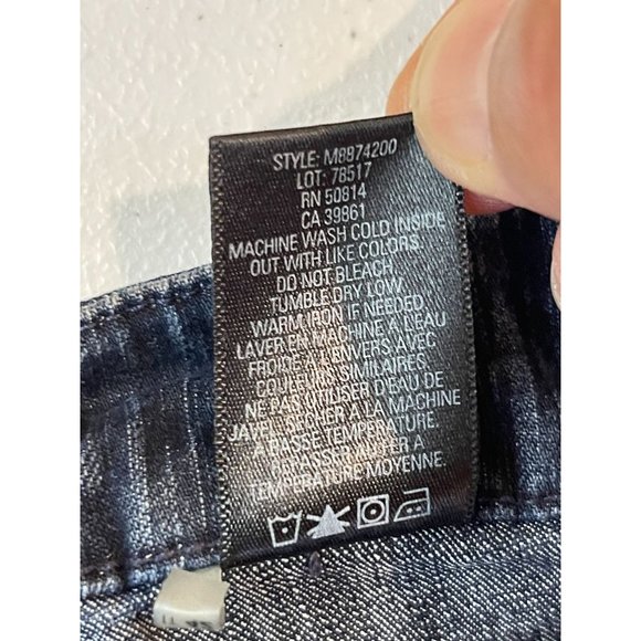 Tahari Womens Straight Leg Emma Jeans M8874200 Dark Wash Denim Blue Size 6 - Picture 10 of 10